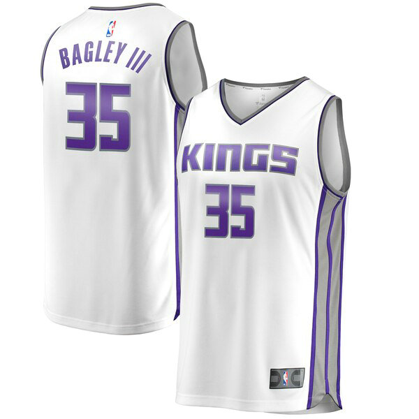 Maillot nba Sacramento Kings Association Edition Homme Marvin Bagley III 35 Blanc
